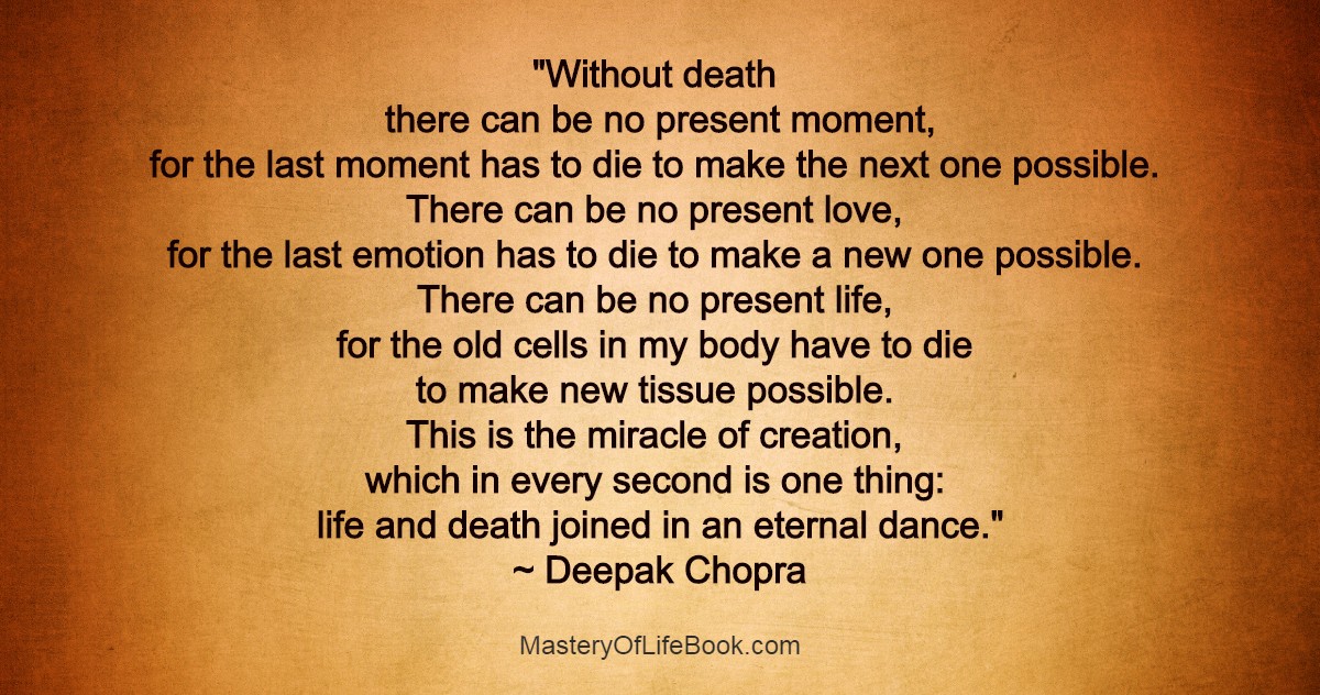 From Chapter 02: Death – Perspectives for Mastery of Life